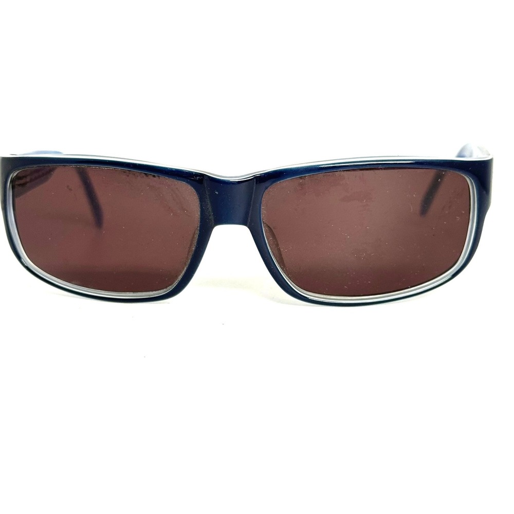Lacoste Blue Wrap Sunglasses LA12452 BL 63-11-120 Navy Rectangular Sporty Mens